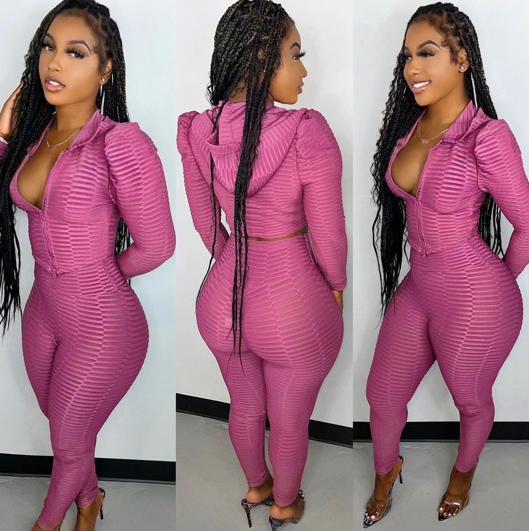 Mauve Let's Chill Set